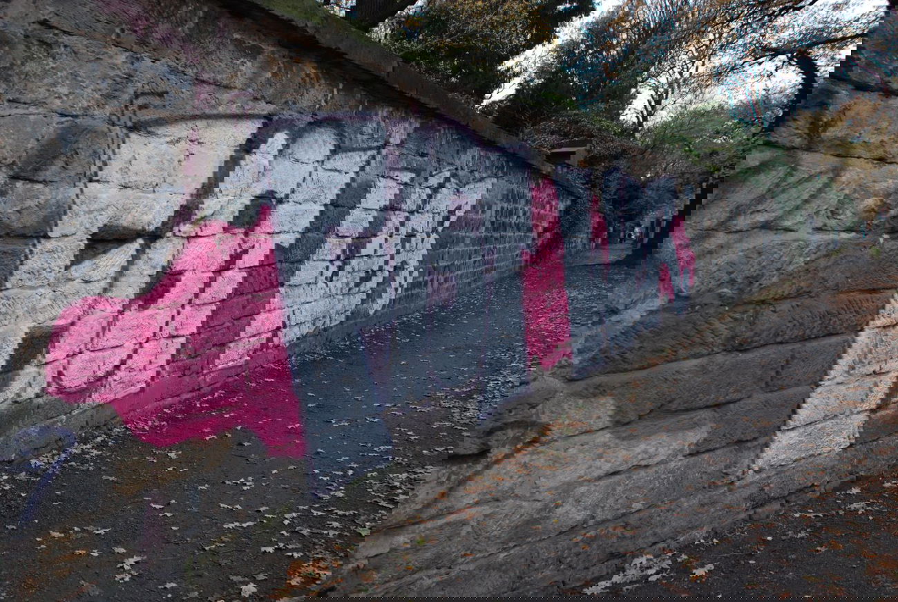 Graffiti Bombing - Photo by haftbefehl - FIST, WER, Dresden (2013)