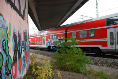 Graffiti Train - Photo by haftbefehl - PANDA, Dresden, Train (2013)
