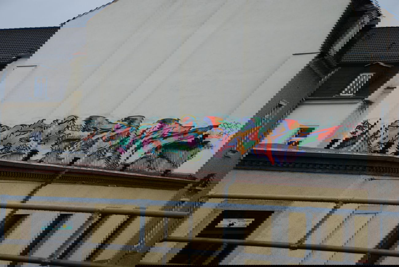 Graffiti Bombing - Photo by haftbefehl - PAKS, BOKS, BGS (2005)