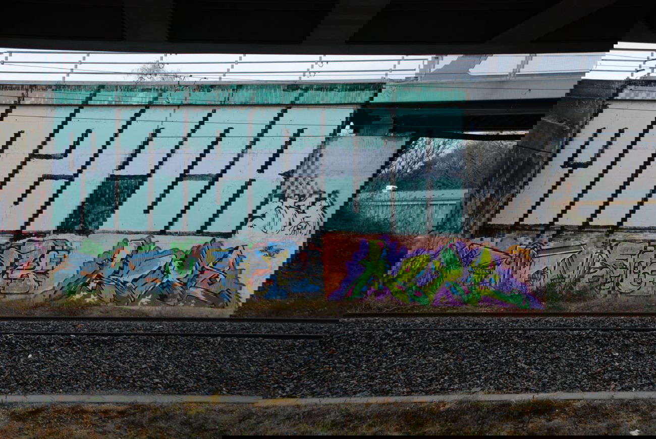 Graffiti Bombing - Photo by haftbefehl - MNZ, PCR, KERL