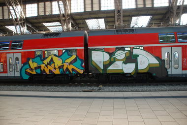 Graffiti Train - Photo by haftbefehl - HOTS, KERL, PIUS (2013)