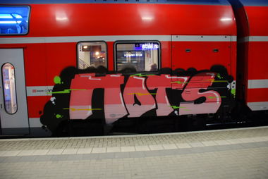 Graffiti Train - Photo by haftbefehl - HOTS, S-Bahn, Train (2014)