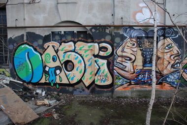 Graffiti Bombing - Photo by haftbefehl - NESTI, OSF, CFF (2013)
