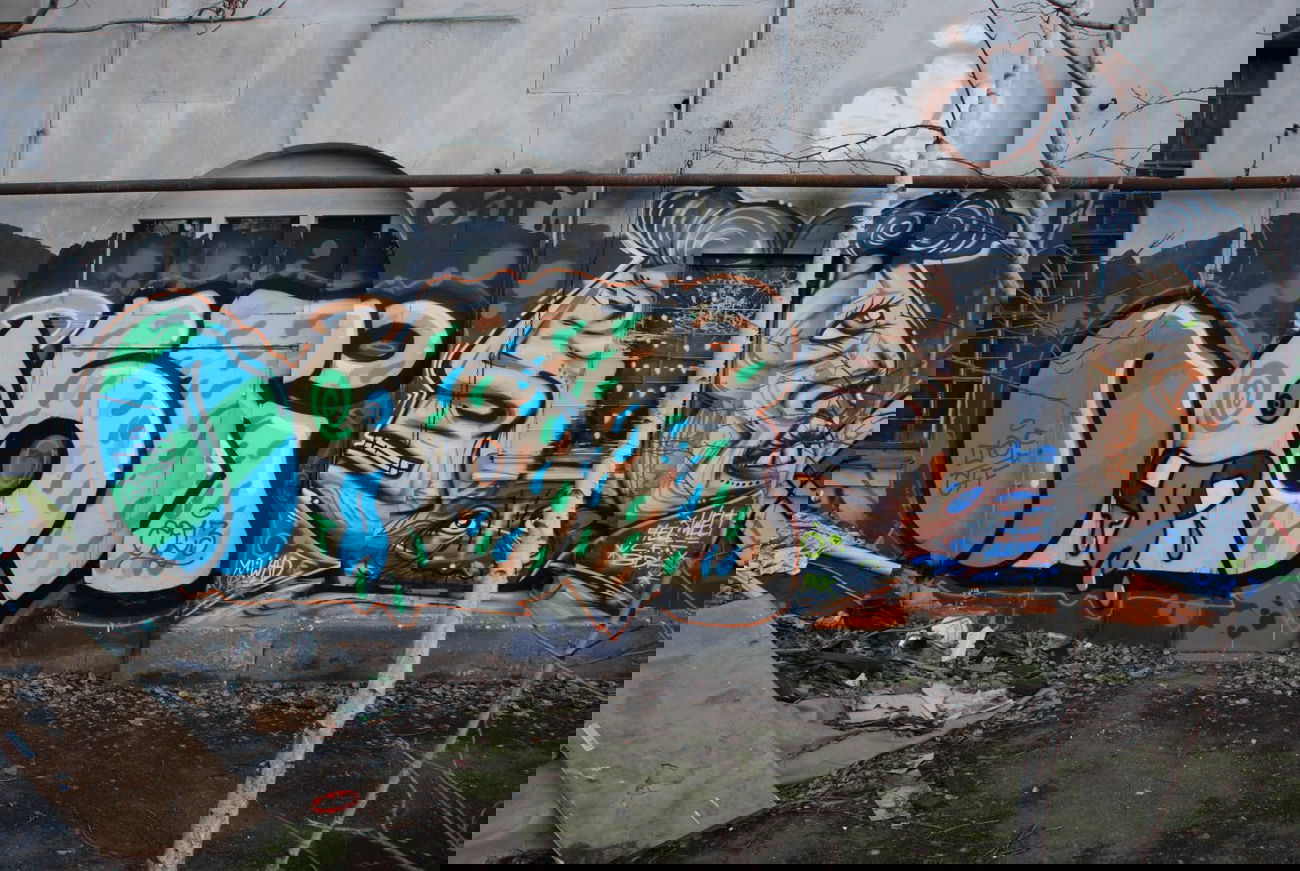 Graffiti Bombing - Photo by haftbefehl - NESTI, OSF, CFF (2013)