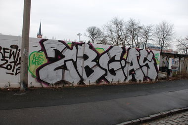 Graffiti Bombing - Photo by haftbefehl - ZBG, AS, ANTIK (2014)