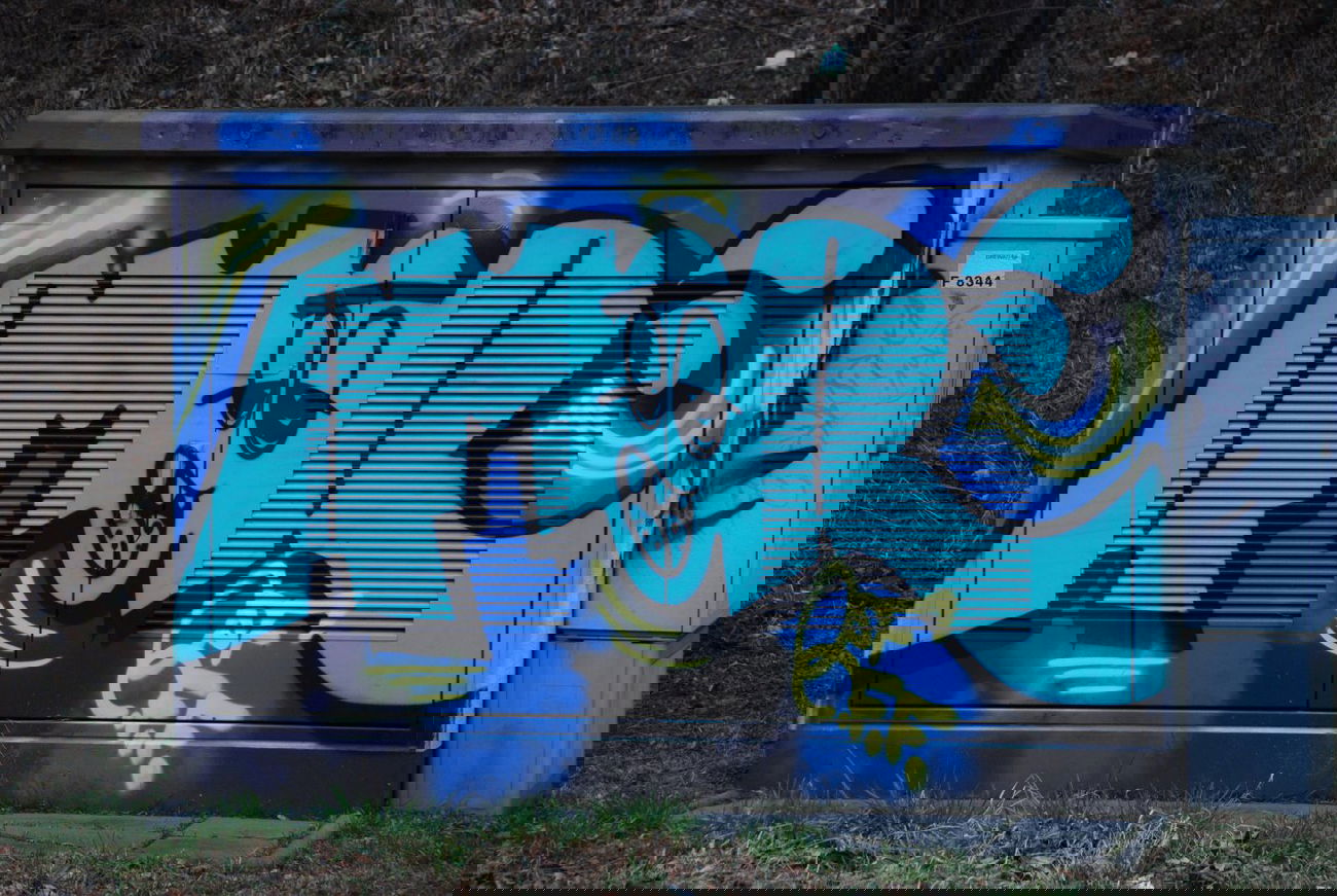 Graffiti Bombing - Photo by haftbefehl - AMOR, CFF, OSF (2014)