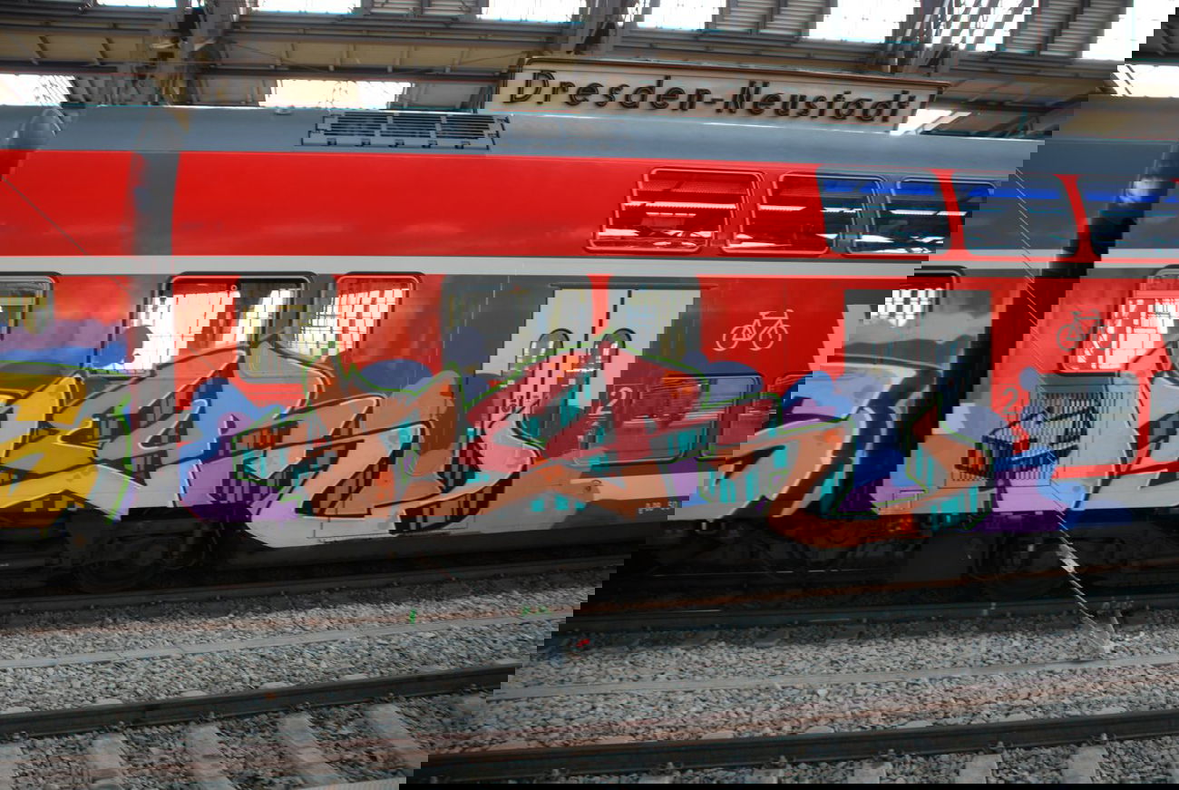 Graffiti Train - Photo by haftbefehl - HOTS, KERL, RITTER (2014)