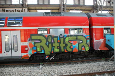 Graffiti Train - Photo by haftbefehl - HOTS, KERL, RITTER (2014)