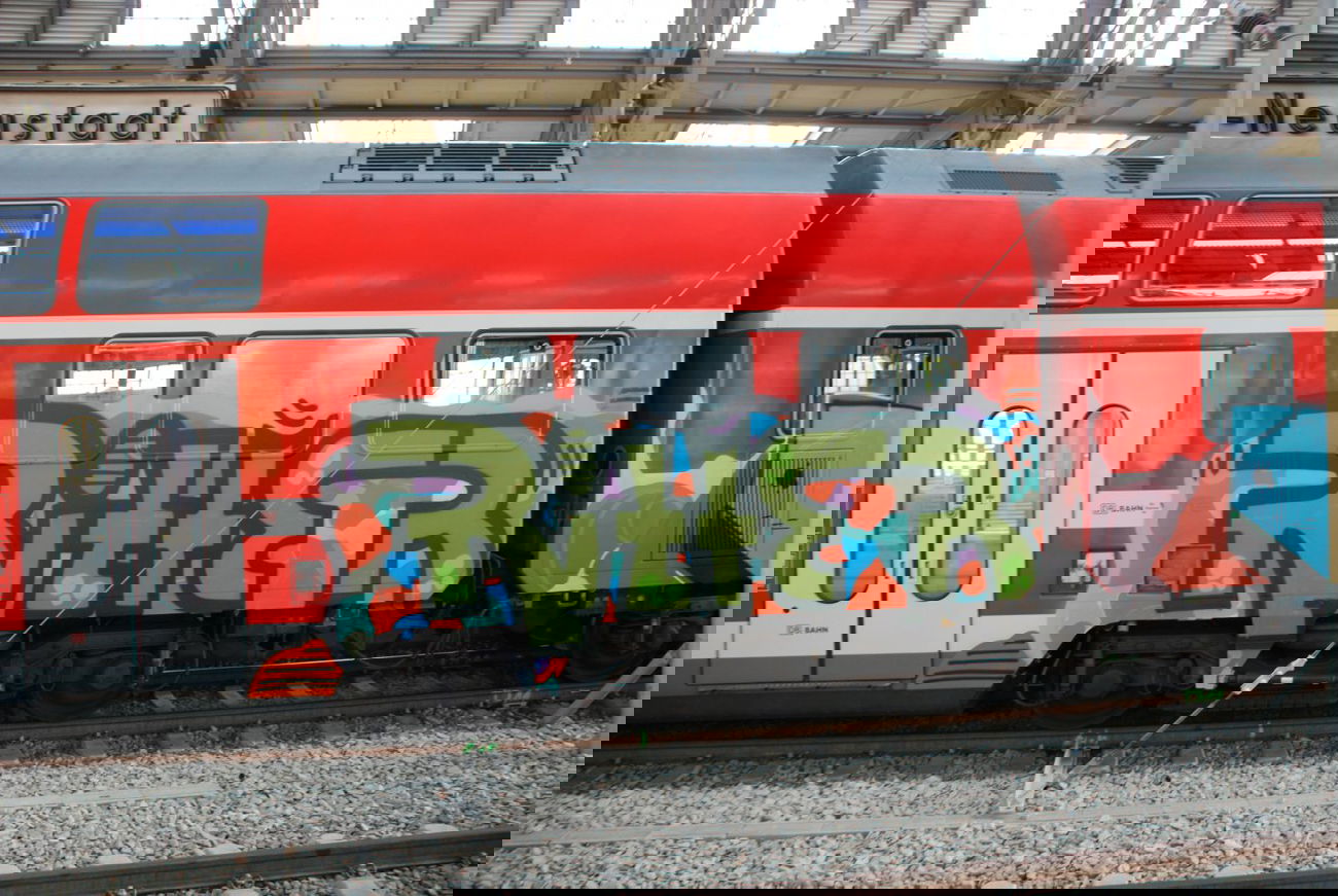 Graffiti Train - Photo by haftbefehl - HOTS, KERL, RITTER (2014)
