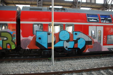 Graffiti Train - Photo by haftbefehl - HOTS, KERL, RITTER (2014)