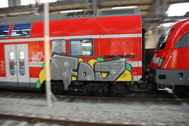 Graffiti Train - Photo by haftbefehl - HOTS, KERL, RITTER (2014)