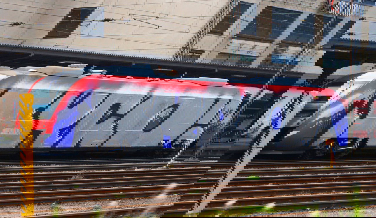 Graffiti Train - Photo by hahaha - syro (2014)