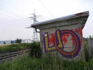 Graffiti Bombing in Coswig - Photo by hainz107 - uo