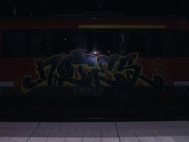 Graffiti Train - Photo by hainz107 - notes, eca, welt