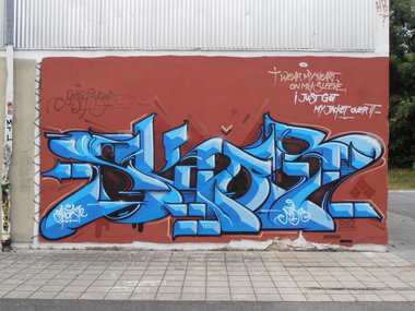 Graffiti Wall in Pößneck - Photo by hainz107 - skor72, mb75