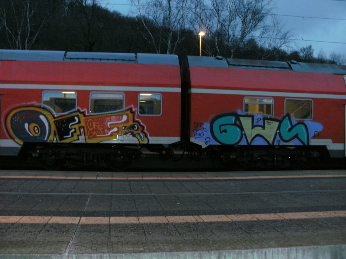 Graffiti Train - Photo by hainz107 - off, gws