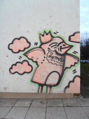 Graffiti Bombing in Jena - Photo by hainz107 - piepmatz (2013)