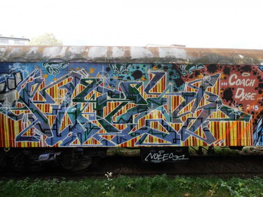 Graffiti Train in Jena - Photo by hainz107 - notes (2013)