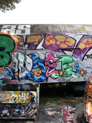 Graffiti Wall in Jena - Photo by hainz107 - sürf, dyse (2014)