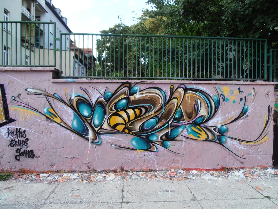 Graffiti Wall in Weimar - Photo by hainz107