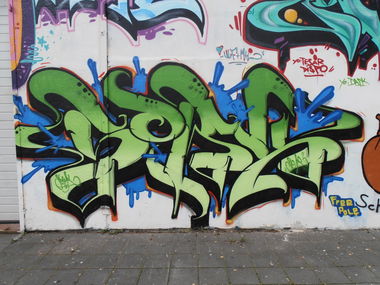 Graffiti Wall in Pößneck - Photo by hainz107 - sork