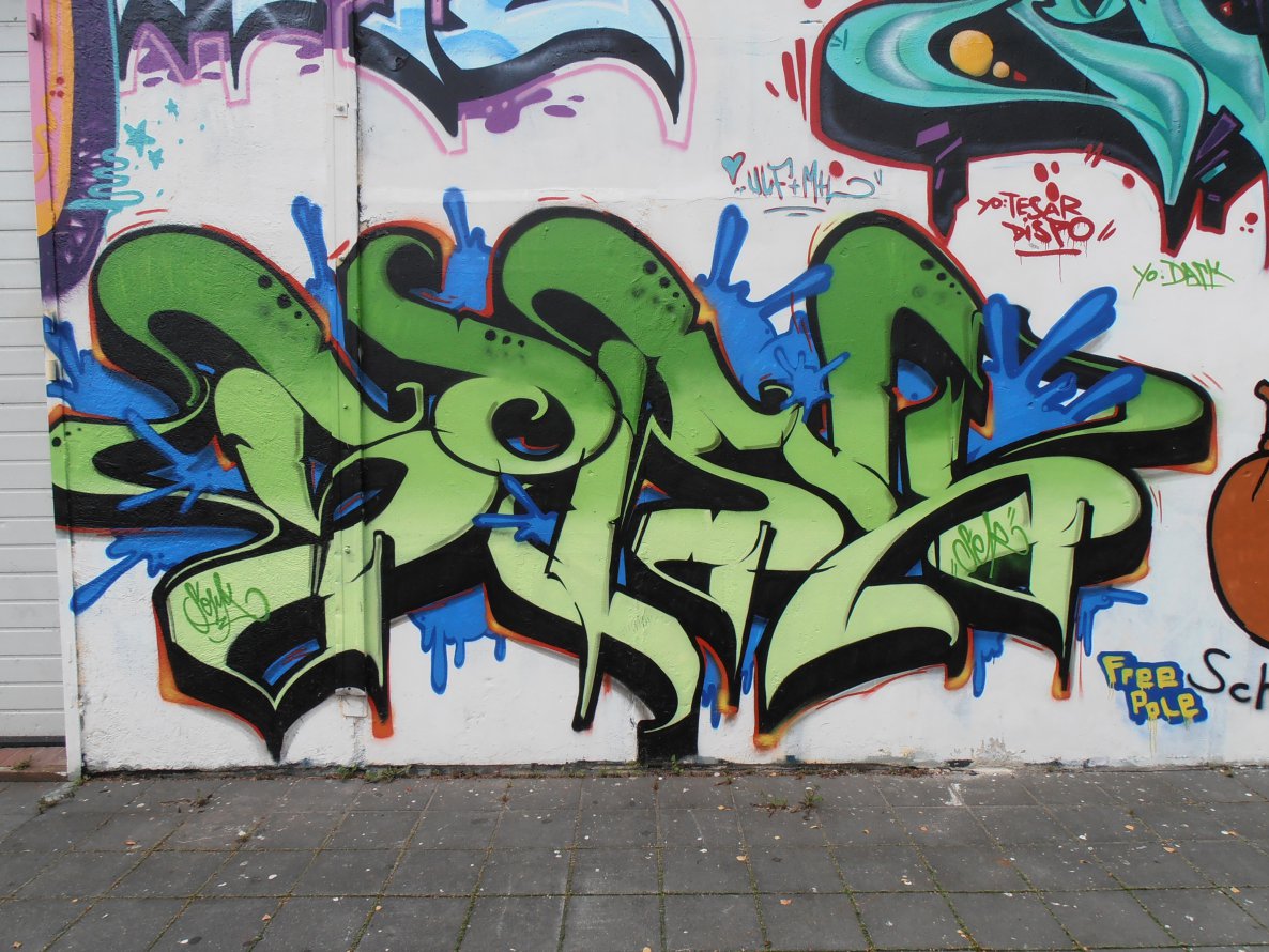 Graffiti Wall in Pößneck - Photo by hainz107 - sork