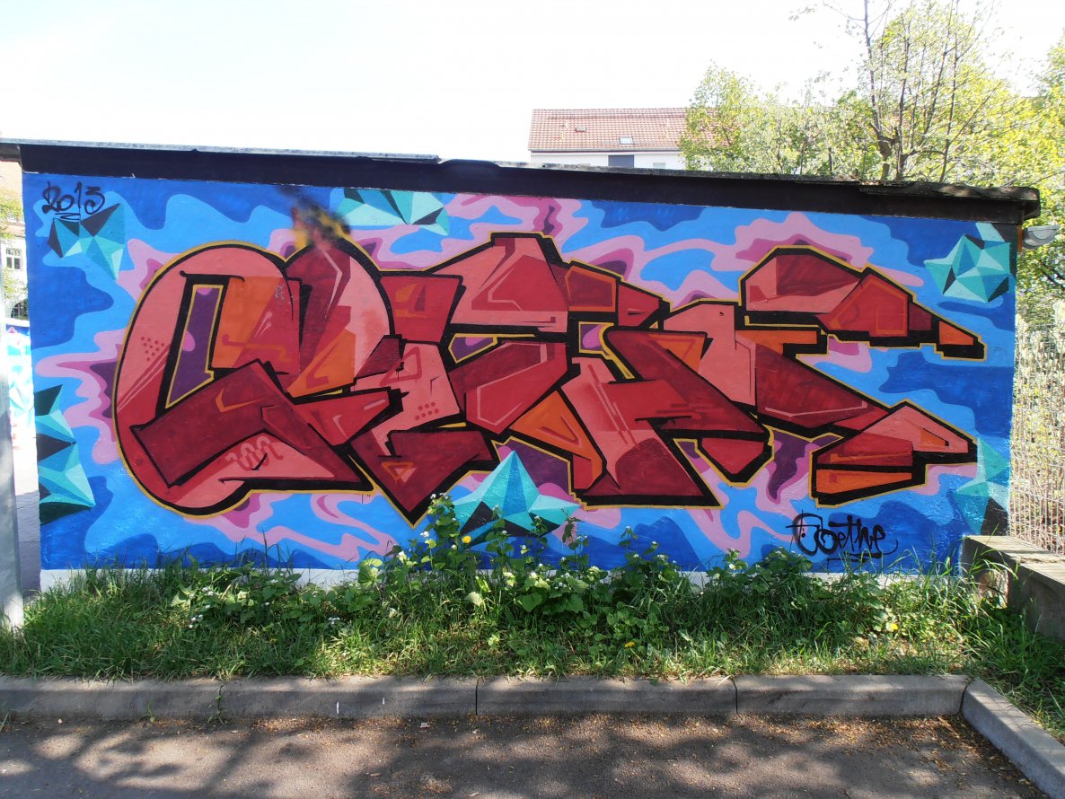 Graffiti Wall in Erfurt - Photo by hainz107 - goethe