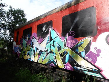 Graffiti Wall in Jena - Photo by hainz107 - moter