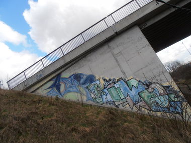 Graffiti Bombing in Leipzig - Photo by hainz107 - imo, nbswe