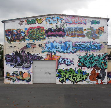 Graffiti Wall in Pößneck - Photo by hainz107 - retro, sork, hobz