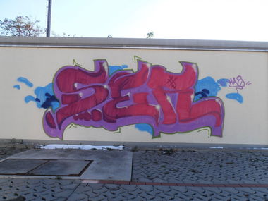Graffiti Bombing in Gera - Photo by hainz107 - ser