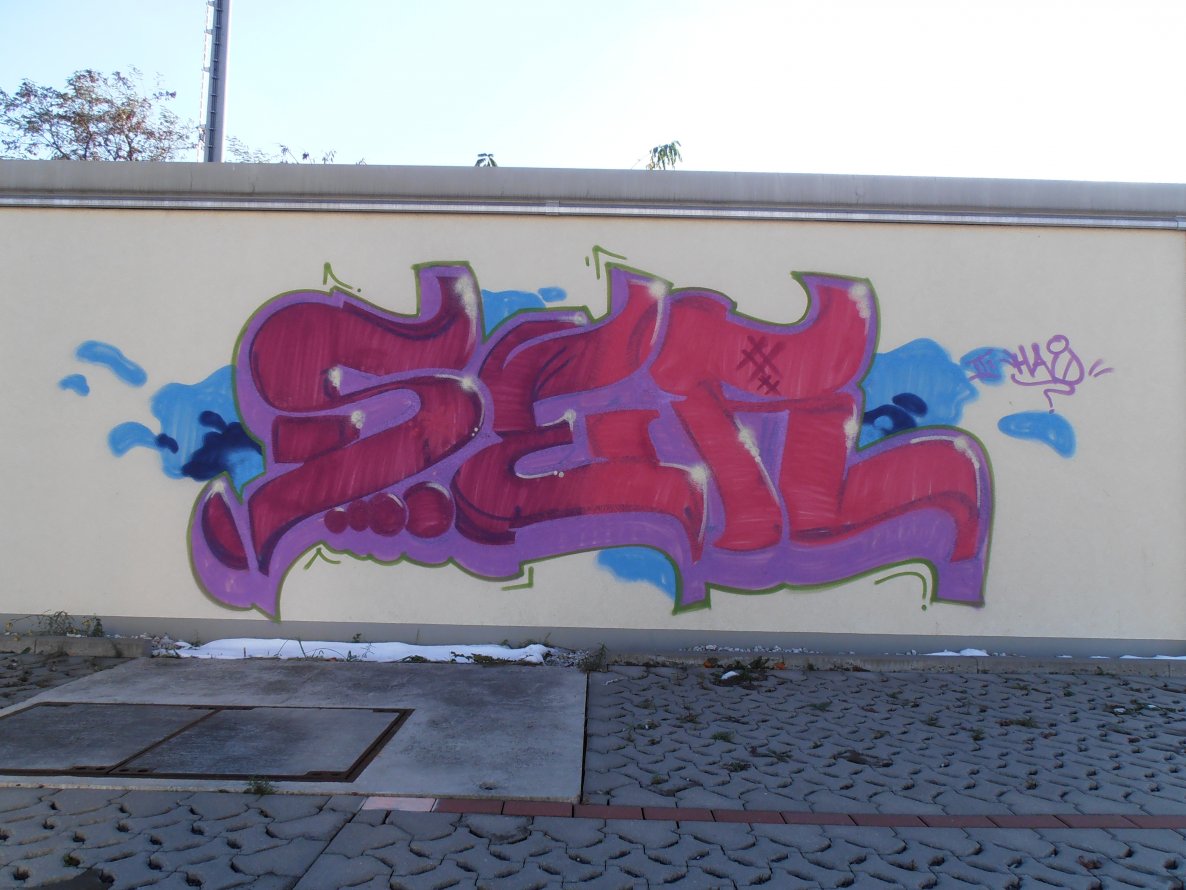 Graffiti Bombing in Gera - Photo by hainz107 - ser