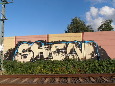 Graffiti Bombing in Frankfurt - Photo by hainz107 - shen