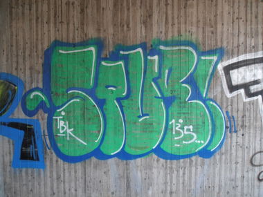 Graffiti Bombing in Erfurt - Photo by hainz107 - stur, 135, tbk