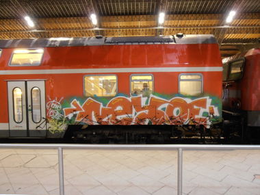 Graffiti Train - Photo by hainz107 - nexoe, nbswe