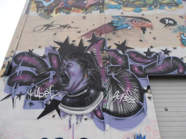 Graffiti Wall in Pössneck - Photo by hainz107