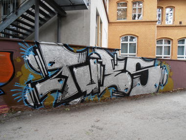Graffiti Wall in Jena - Photo by hainz107