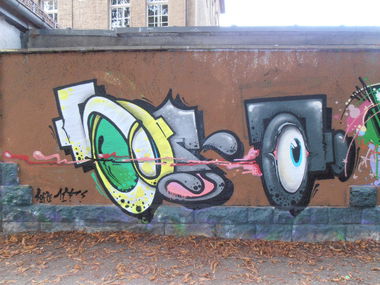 Graffiti Wall in Jena - Photo by hainz107