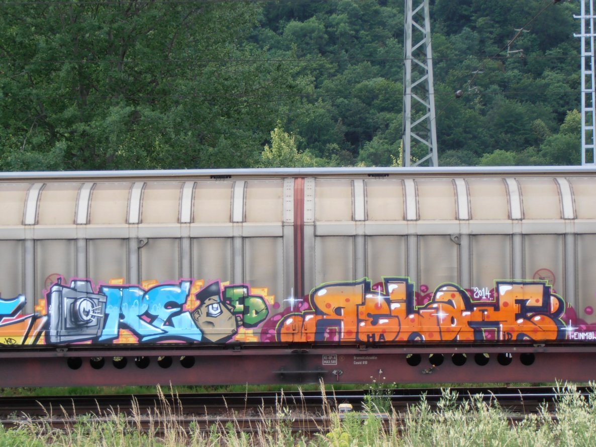 Graffiti Train - Photo by hainz107 - id, ha