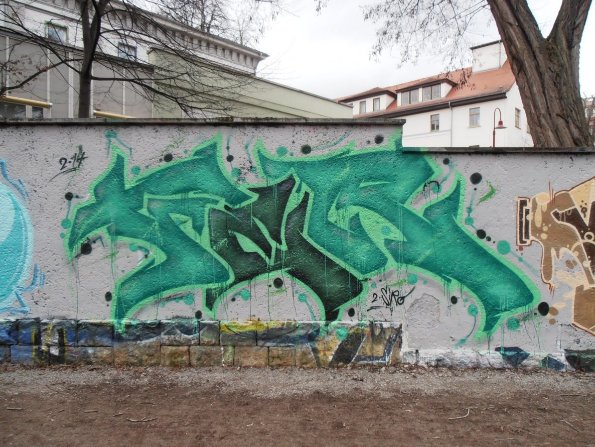 Graffiti Wall in Jena - Photo by hainz107 - fer