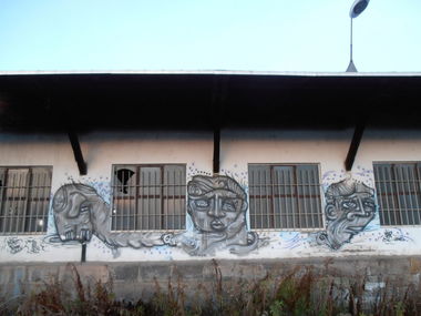 Graffiti Bombing in Gera - Photo by hainz107 - haid