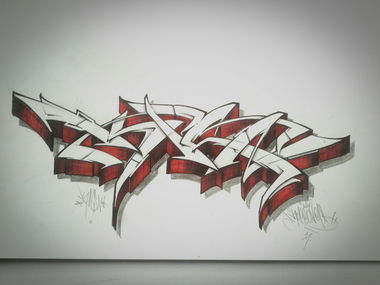 Graffiti Sketch in Polska - Photo by haiope - Hope (2017)
