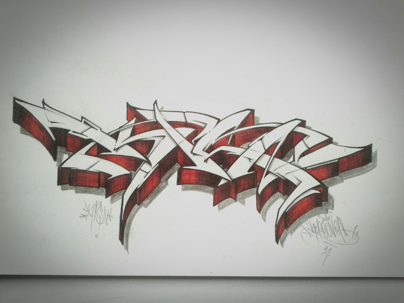 Graffiti Sketch in Polska - Photo by haiope - Hope (2017)