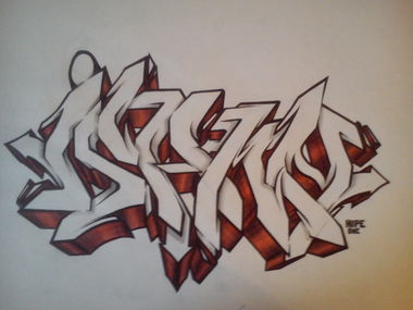 Graffiti Sketch - Photo by haiope - ISAMO, HOPE