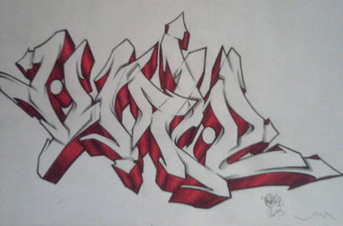 Graffiti Sketch - Photo by haiope - Hope (2014)