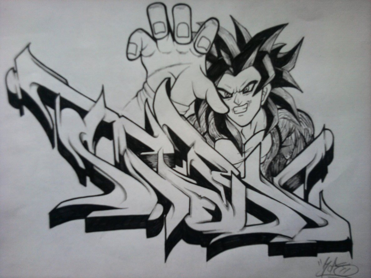 Graffiti Sketch - Photo by haiope - Hope1, STORY, BATTLE