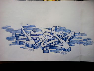 Graffiti Sketch - Photo by haiope - exchange, rek, ker
