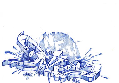 Graffiti Sketch - Photo by haiope - new, styles, hope (2015)