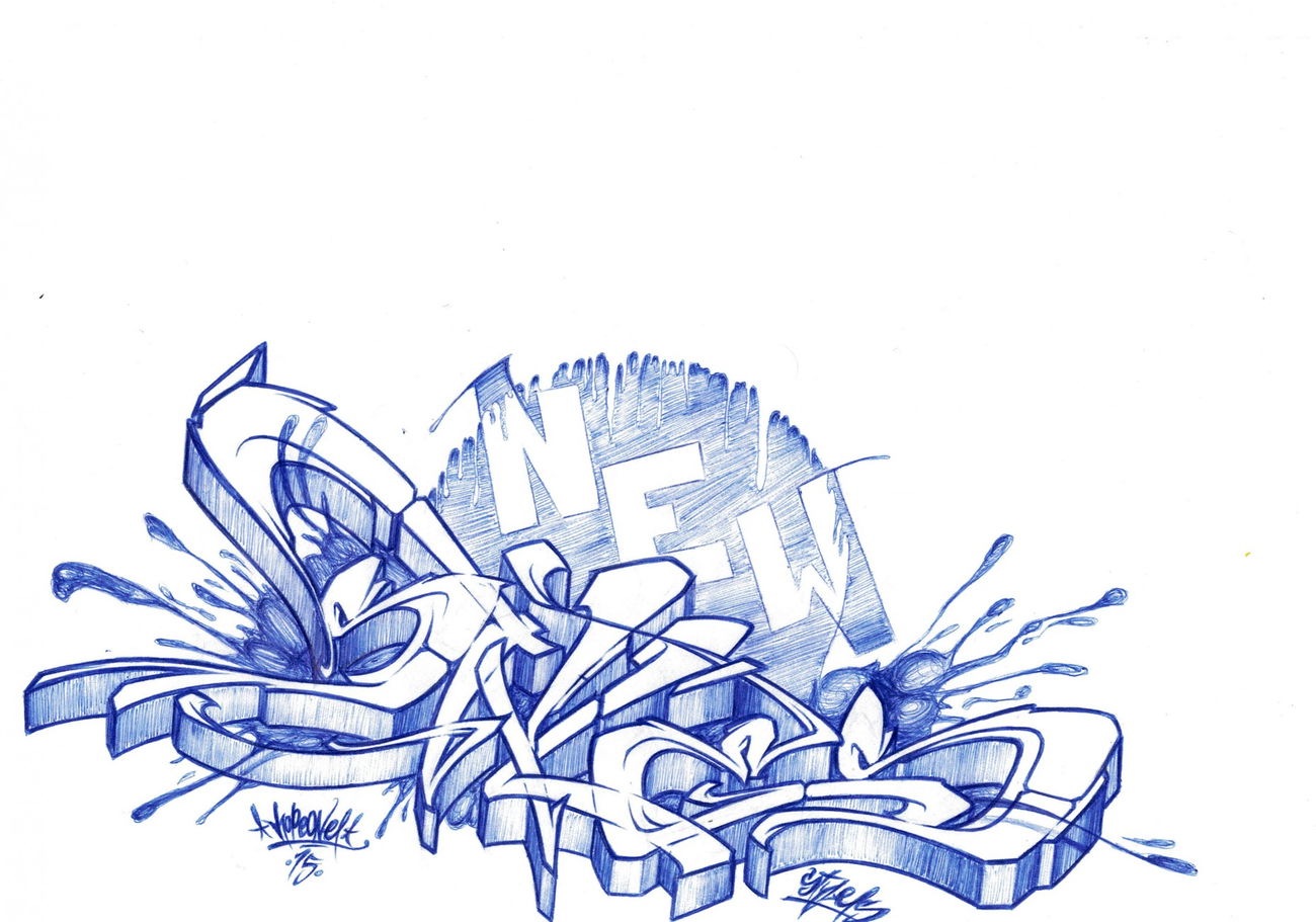 Graffiti Sketch - Photo by haiope - new, styles, hope (2015)