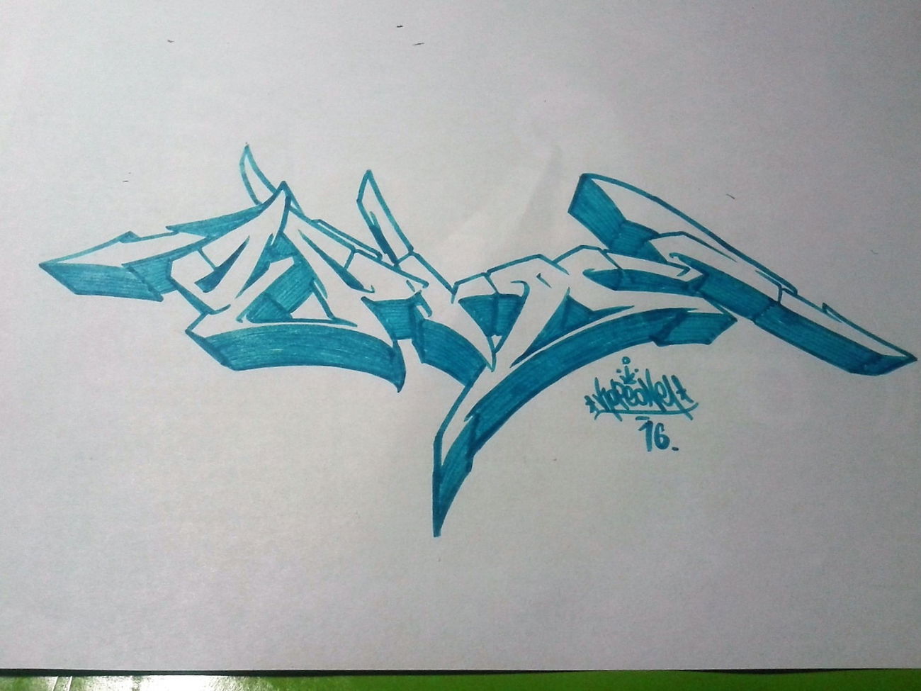 Graffiti Sketch - Photo by haiope - Hope (2016)
